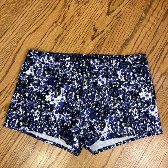 Joe’s Jeans | Electric Blue Popart Paint Splatter Denim Jean Shorts Size 28 - Picture 3 of 11